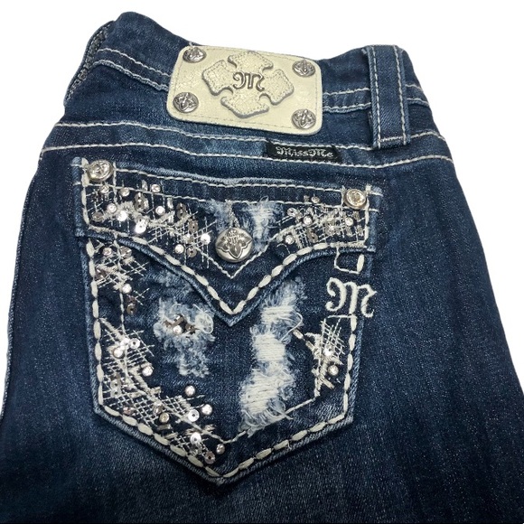 Miss Me Denim - Miss Me Women’s Mid-Rise Easy Boot Jeans, Size 27